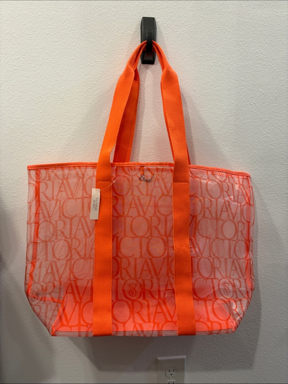Victoria's Secret Logo Mesh Beach Tote